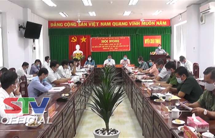 Ủy ban Bầu cử huyện Châu Thành sơ kết bước 2